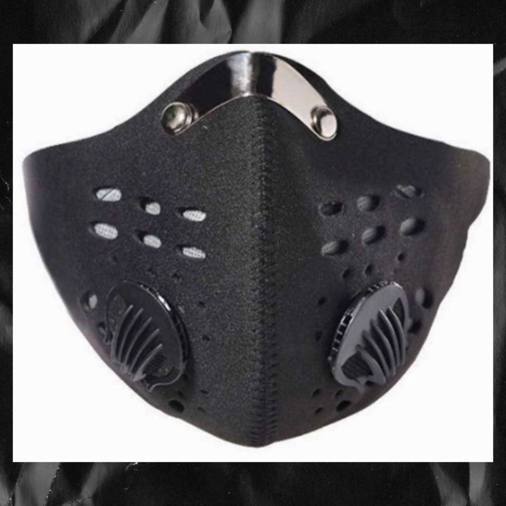 NEW/BLACK Neoprene Sports Face Mask with Premium Filter